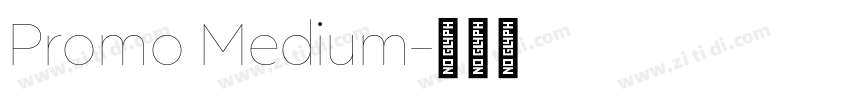 Promo Medium字体转换